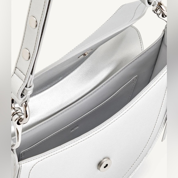 JW PEI Ashlie Crossbody Bag - Silver Shoulder Bag - Picture 4 of 4